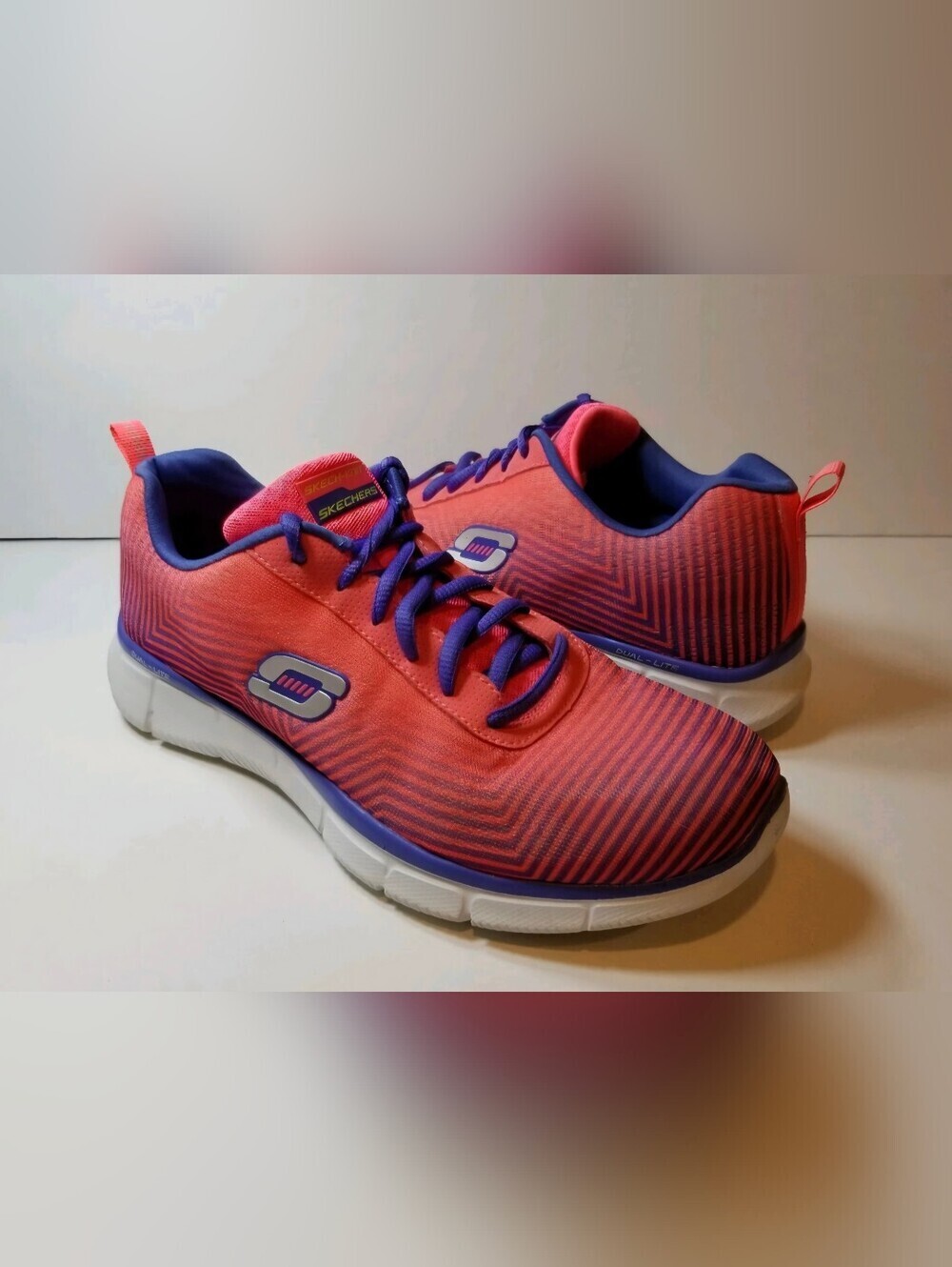 Skechers Equalizer Expect Miracles Pink Purple Sneakers 8